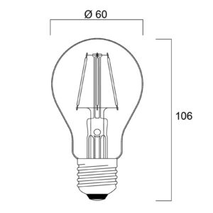 Sylvania ToLEDo Retro LED žiarovka E27 4