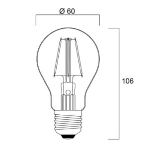 Sylvania ToLEDo Retro LED žiarovka E27 4