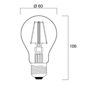 Sylvania ToLEDo Retro LED žiarovka E27 4