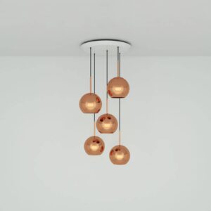 Tom Dixon Copper 25cm Round závesné svietidlo 5pl.