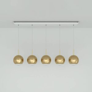 Tom Dixon Mirror Ball 25 cm Linear 5-pl. zlatá