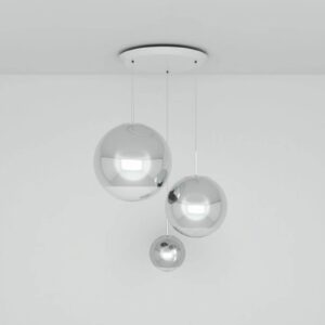 Tom Dixon Mirror Ball Range Round 3-pl. chróm